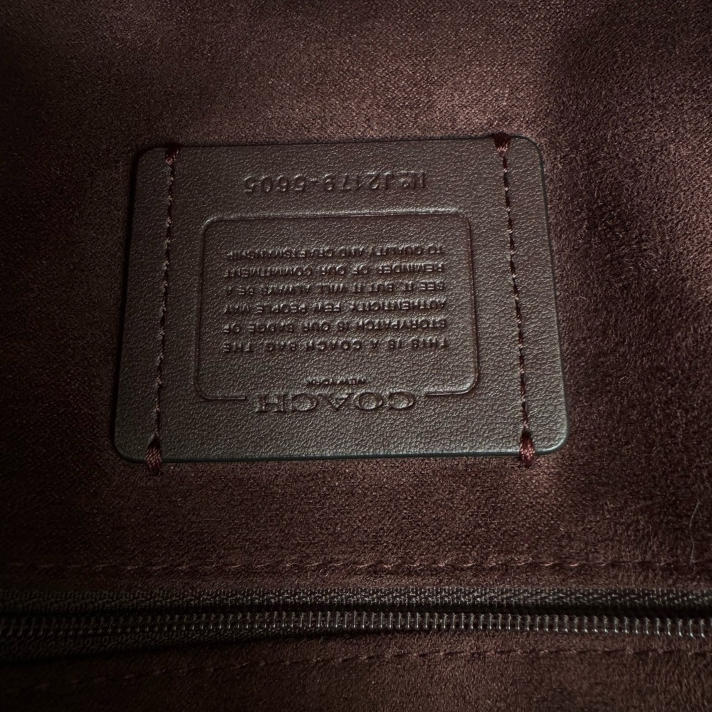 Coach Georgie Shoulder Bag in Colorblock Signature Canvas with Rivets - Picture 7 of 8
